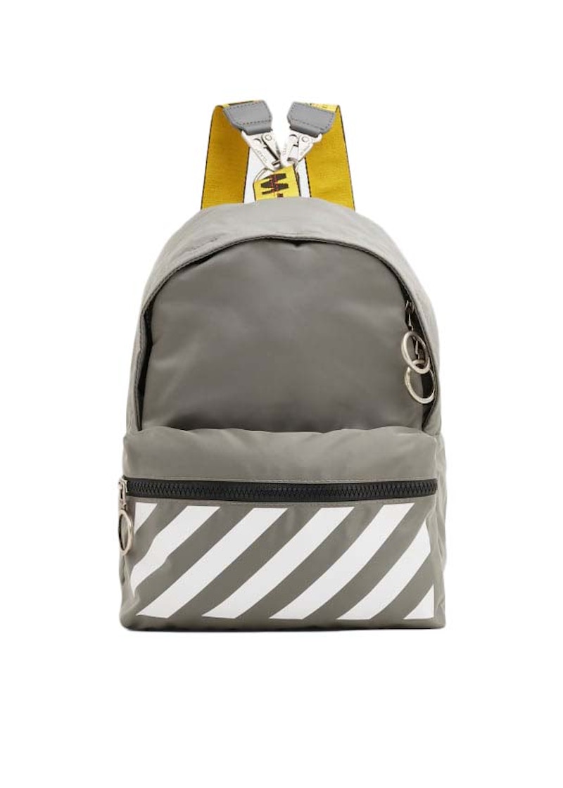 Buy Off-White 灰色尼龍迷你書包