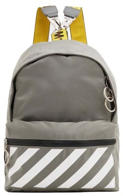 Off-White 灰色尼龍迷你書包 Buy Off-White 灰色尼龍迷你書包