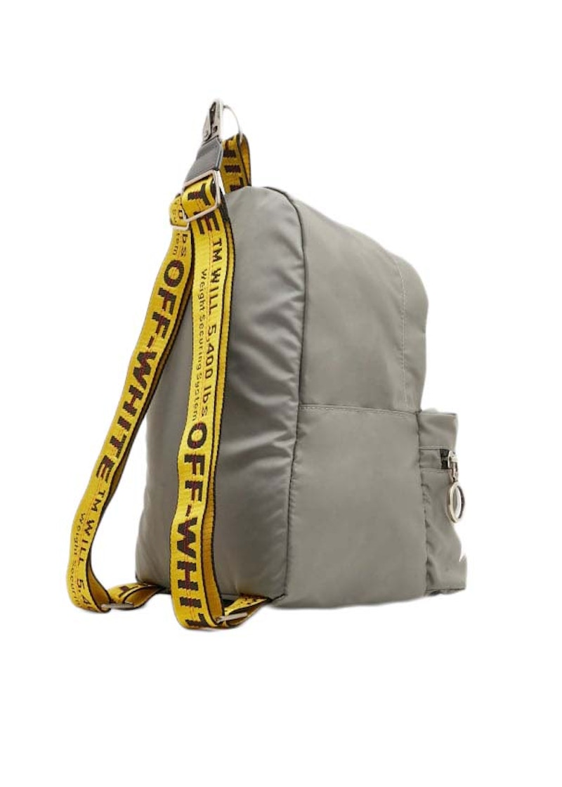 Order Off-White 灰色尼龍迷你書包