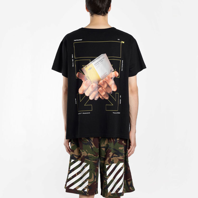 OFF-WHITE Black Back Medication Box Arrows T-Shirt OMAA002G20JER0071088 圖 5