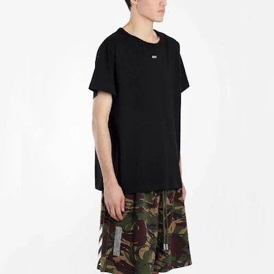 OFF-WHITE Black Back Medication Box Arrows T-Shirt OMAA002G20JER0071088 Details for OFF-WHITE Black Back Medication Box Arrows T-Shirt OMAA002G20JER0071088