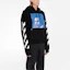 Details for OFF-WHITE Black Character Print Long-Sleeve Hoodie OMBB037f181920111030