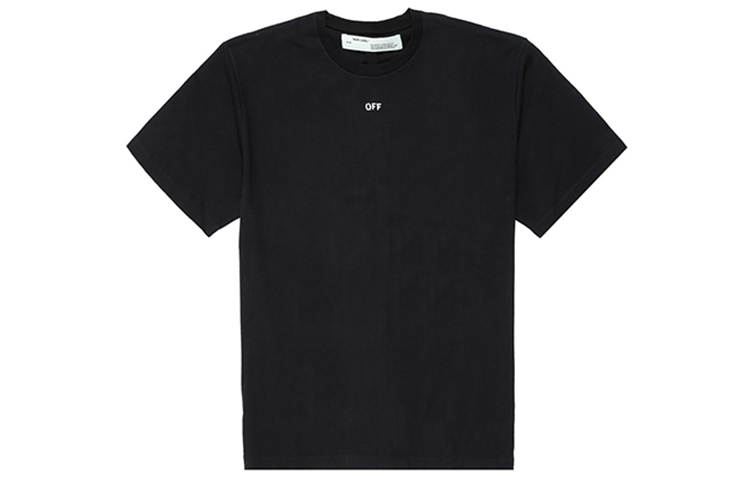 OFF-WHITE Black Cotton Skull Graphic Loose Fit T-Shirt OMAA038S191850171088 圖 3