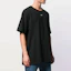 Shop OFF-WHITE 黑色骷髅图案宽松版型棉质T恤 OMAA038S191850171088