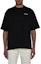 Shop OFF-WHITE Black Crewneck Logo Graphic Short Sleeve T-Shirt Regular Fit OMAA120S24JER0011001