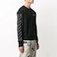 Purchase OFF-WHITE 黑色斜紋條紋 Logo 圓領長袖衛衣 OMBA025F20FLE0011001