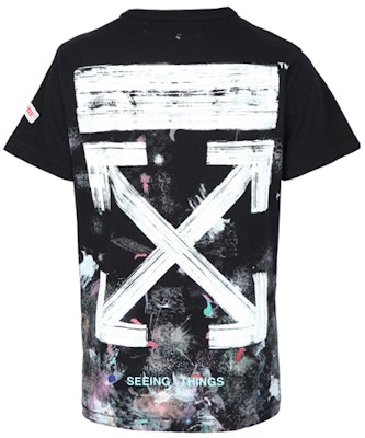 OFF-WHITE Kaos Hitam Fireworks Ink Splatter Unisex Couples Edition OMAA002F176200179901 Buy OFF-WHITE Kaos Hitam Fireworks Ink Splatter Unisex Couples Edition OMAA002F176200179901