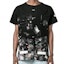 Shop OFF-WHITE Kaos Hitam Fireworks Ink Splatter Unisex Couples Edition OMAA002F176200179901