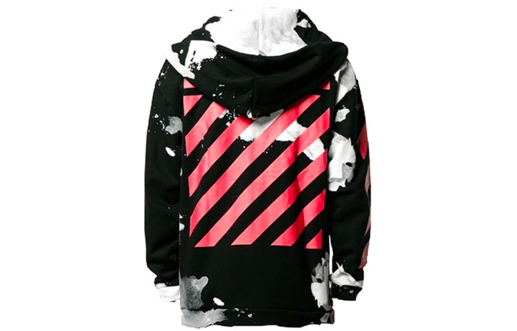 OFF-WHITE Black Gradient Hoodie Sweatshirt Relaxed Fit OMBB010G20FLE0019932 圖 3