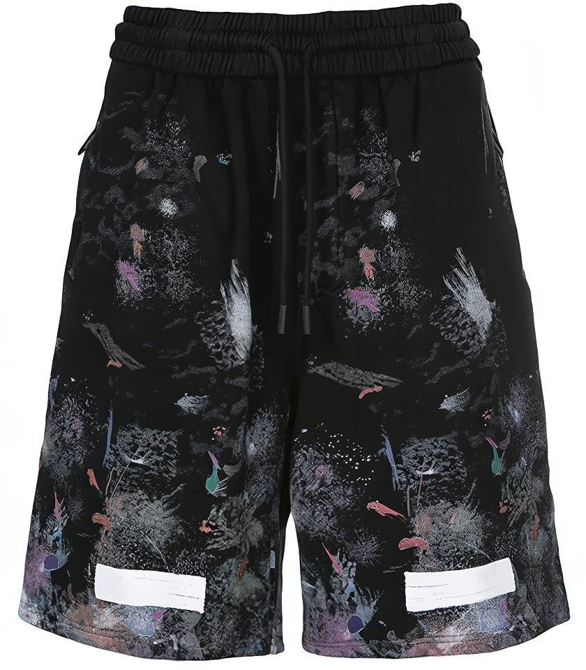 off-white-black-graffiti-paint-splatter-print-shorts-omcb-009-f176190329901