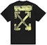 Buy オフホワイト ブラック ルーズフィット イエロー ブラッシュアロー スプラット Tシャツ OMAA038F191850101060