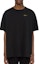 Shop オフホワイト ブラック ルーズフィット イエロー ブラッシュアロー スプラット Tシャツ OMAA038F191850101060
