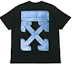 Order OFF-WHITE Kaos Hitam Marker Arrow Graphic Round Neck OMAA038E20JER0021045