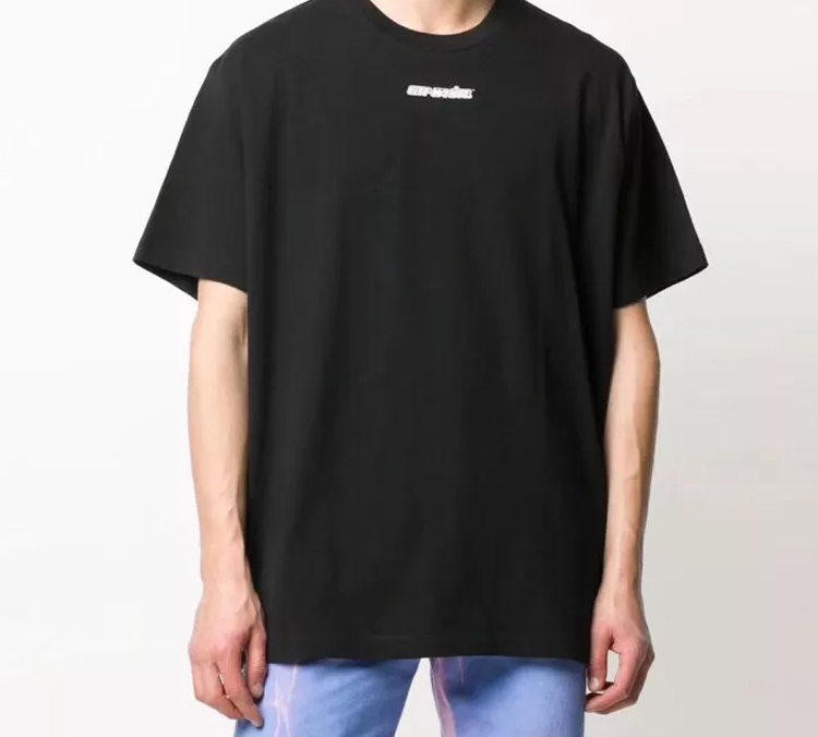 OFF-WHITE Black Marker Arrow Graphic Round Neck Tee OMAA038E20JER0021045 圖 4
