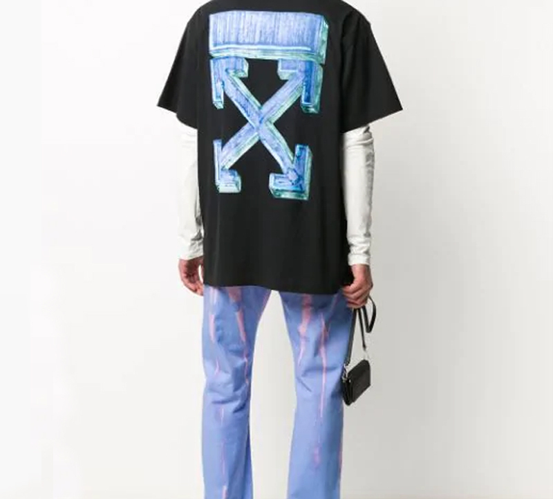 OFF-WHITE Black Marker Arrow Graphic Round Neck Tee OMAA038E20JER0021045 圖 7