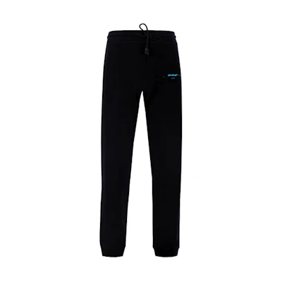 OFF-WHITE Black Multicolor Printed Knit Sweatpants OMCH008F181920321088