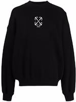 Off-White Black Plain Crewneck Pullover Sweatshirt Regular Fit Men’s Long Sleeve OMBA070F23FLE0111001 Off-White Black Plain Crewneck Pullover Sweatshirt Regular Fit Men’s Long Sleeve OMBA070F23FLE0111001