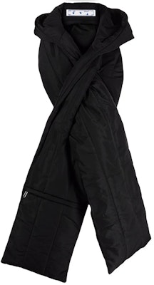 OFF-WHITE Black Polyester Scarf/Neck Warmer OMMA021F21FAB0011010 Buy OFF-WHITE Black Polyester Scarf/Neck Warmer OMMA021F21FAB0011010