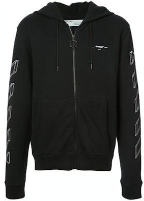 OFF-WHITE ブラック プリント フーディー レギュラーフィット スウェットシャツ OMBB033E181920021001 Buy OFF-WHITE ブラック プリント フーディー レギュラーフィット スウェットシャツ OMBB033E181920021001