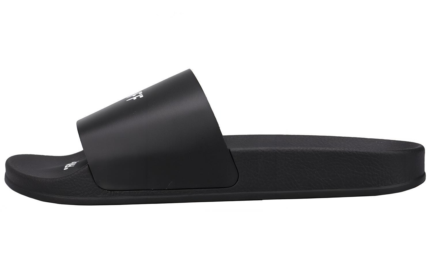 Off-White Black Slippers