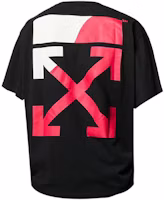 OFF-WHITE Black T-Shirt with Back Arrow Print OMAA038S191850061020 OFF-WHITE Black T-Shirt with Back Arrow Print OMAA038S191850061020