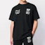 Shop OFF-WHITE Black T-Shirt with Mona Lisa Print OMAA038S191850051020