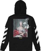 OFF-WHITE Black Two-Piece Sweatshirt with Back Photo Print OMAB033E191850051088 OFF-WHITE Black Two-Piece Sweatshirt with Back Photo Print OMAB033E191850051088