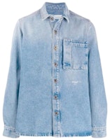 Off-White Bleached Denim Shirt Bleach/Multicolor Off-White Bleached Denim Shirt Bleach/Multicolor