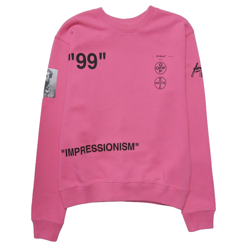 Off-White Boat Print Sweatshirt Pink/Black