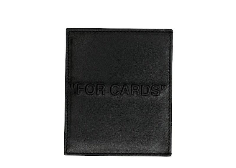 Order OFF-WHITE 大膽字體卡片套「FOR CARDS」黑色