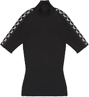 Off-White Bold Short-Sleeve Turtleneck 'Black/White' Off-White Bold Short-Sleeve Turtleneck 'Black/White'