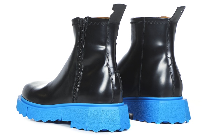 Lookbook Boot Off-White 'Hitam Biru' OMID004F22LEA0011045