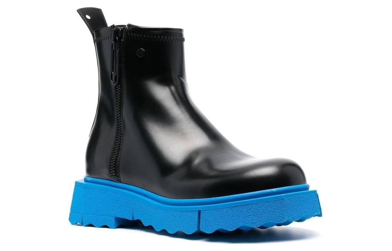 Shop Boot Off-White 'Hitam Biru' OMID004F22LEA0011045
