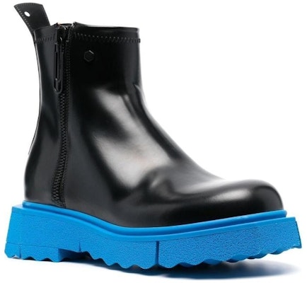 오프화이트 블랙 블루 부츠 (Off-White 블랙 블루 부츠) OMID004F22LEA0011045 Shop 오프화이트 블랙 블루 부츠 (Off-White 블랙 블루 부츠) OMID004F22LEA0011045