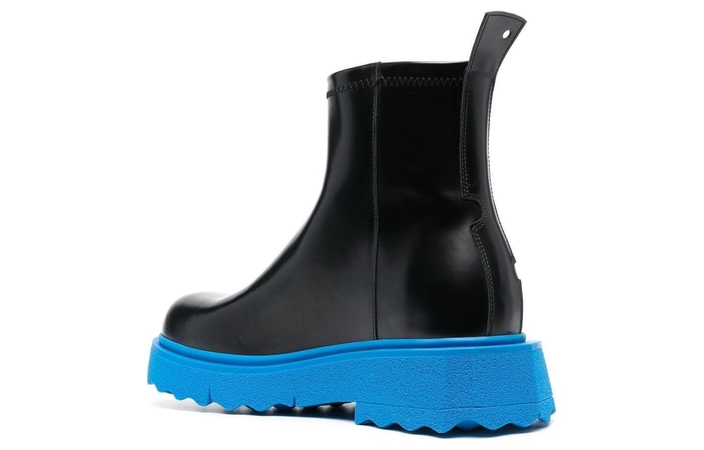 Purchase Boot Off-White 'Hitam Biru' OMID004F22LEA0011045