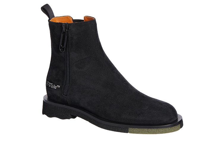 Lookbook Off-White Boots 'Black Zip' BOMID011S22LEA0011063