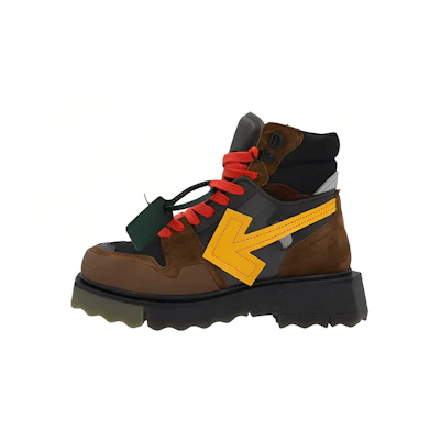 Off-White Boots 'Brown Leather'