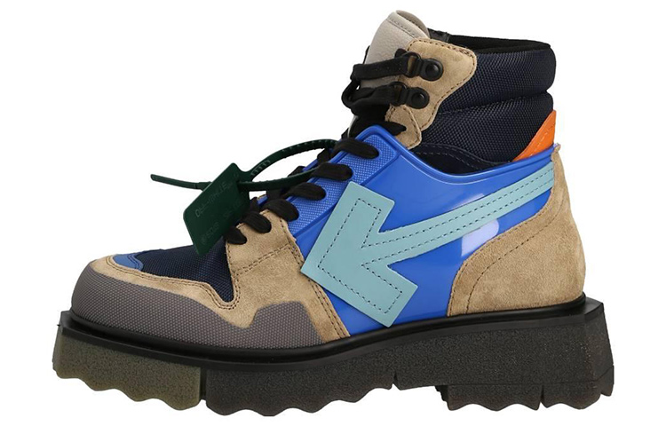 Off-White Boots 'Grey Leather'