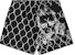 Off-White Broken Fence Swim Shorts Black/White