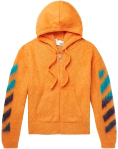 Sudadera con Capucha Off-White Brushed Arrows Mohair Naranja/Multicolor. Buy Sudadera con Capucha Off-White Brushed Arrows Mohair Naranja/Multicolor.