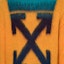 Order Off-White Brushed Arrows Mohair Zip Up Hoodie Orange/Multicolor