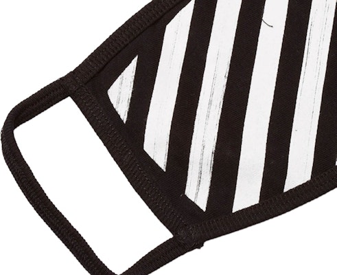 Off-White Brushed Diag Face Mask Black/White Order Off-White Brushed Diag Face Mask Black/White