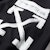 Off-White Brushed Diagonal Varsity Jacket Black/White