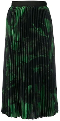 Off-White Brushstroke Plisse Skirt Black/Green Buy Off-White Brushstroke Plisse Skirt Black/Green