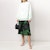 Off-White Brushstroke Plisse Skirt Black/Green