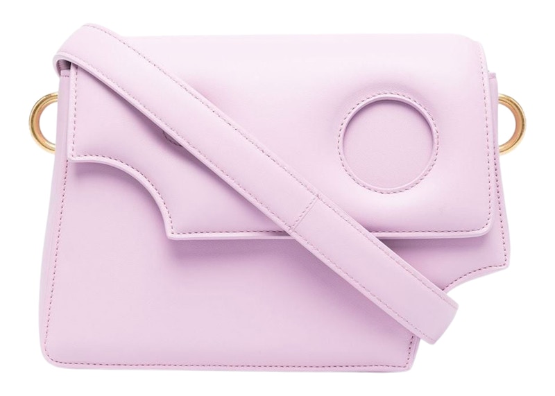 Off-White Burrow 24 Logo Print Shoulder Bag Lilac
