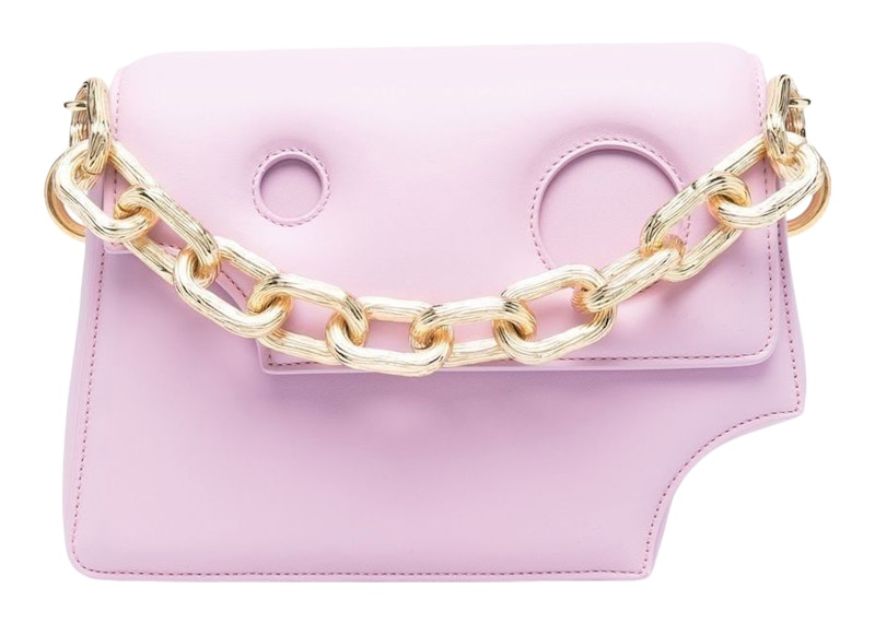 Off-White Burrow 24 Logo Print Shoulder Bag Lilac 圖 2