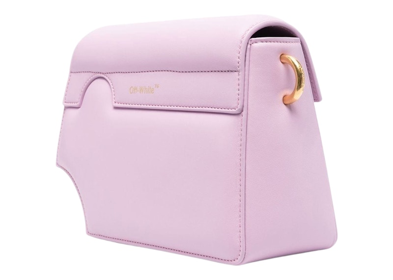 Off-White Burrow 24 Logo Print Shoulder Bag Lilac 圖 3