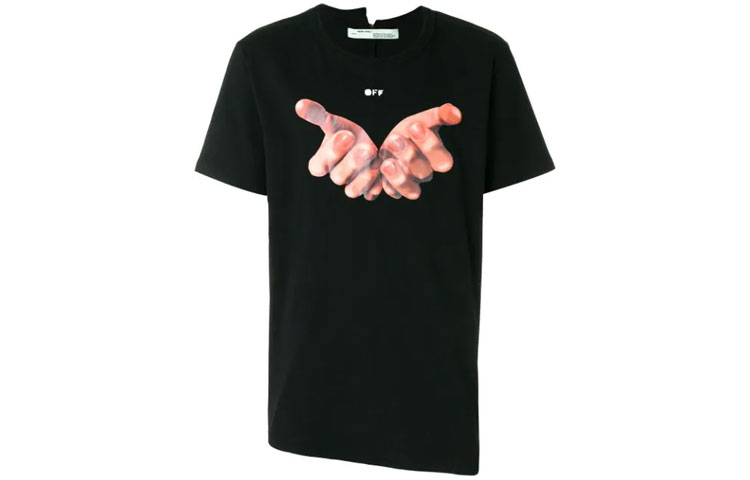 OFF-WHITE c/o Virgil Abloh Magic Hand Black T-Shirt OMAA032S181850911088