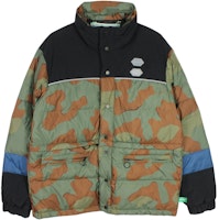 Off-White Camo Down Fill Puffer Jacket Green Off-White Camo Down Fill Puffer Jacket Green